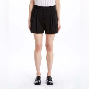 A.L.C. Charles Short Black Size 10 High Waist Tailored Designer Shorts